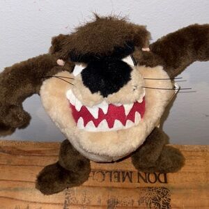 Plush Dog Toy - Brown and Cream
